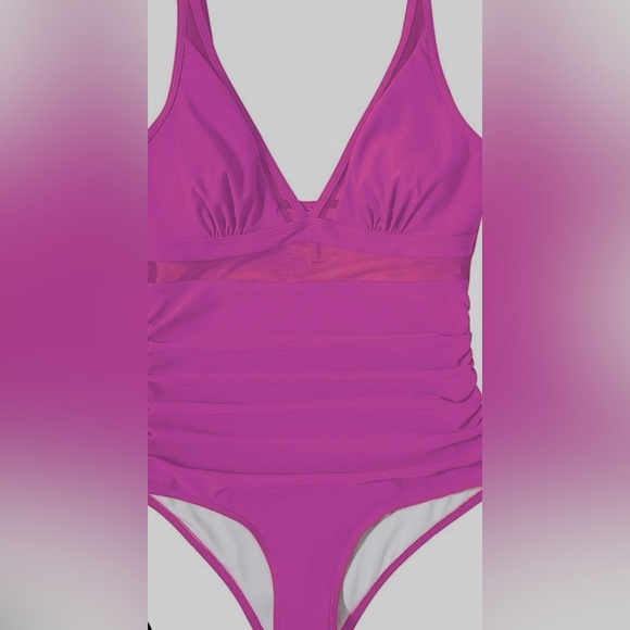 SUUKSESS Slimming Tummy Control
Mesh High Waisted Monokini - Picture 3 of 8